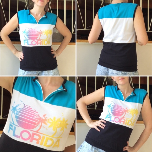 Free Add On 80’s Vintage Florida Tank Top - Picture 4 of 8